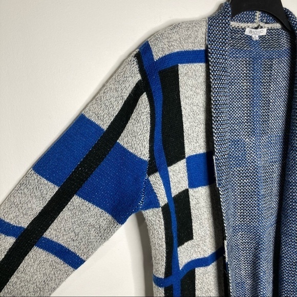 Baciano abstract open cardigan sweater size XL - Picture 3 of 7